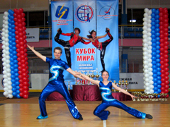 Steve Turok and Laura Cope competing in St. Petersburg
